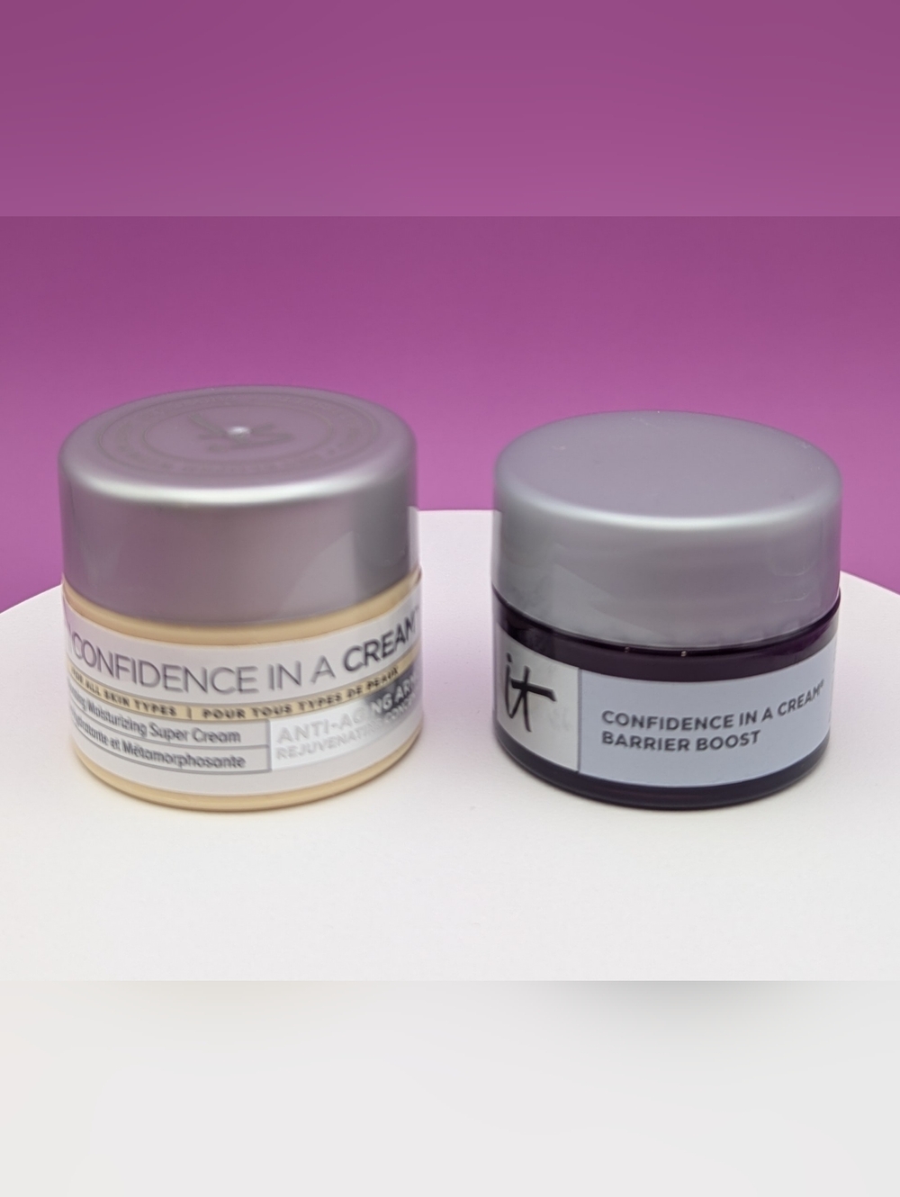 it Cosmetics Skincare Minis Confidence Cleanser & Creams x2 & Retinol Cream New - Picture 3 of 10
